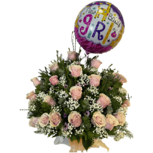 Arreglo de Nacimiento con globo