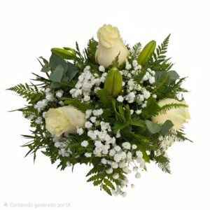 Centro De Mesa Con Rosas — Florería Frida Flores Rancagua