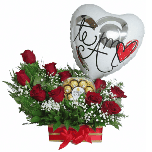 ARREGLO 10 ROSAS