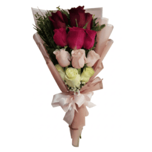 Ramo de 12 Rosas Colores