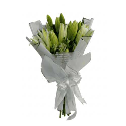 Ramo 6 Liliums Blancos
