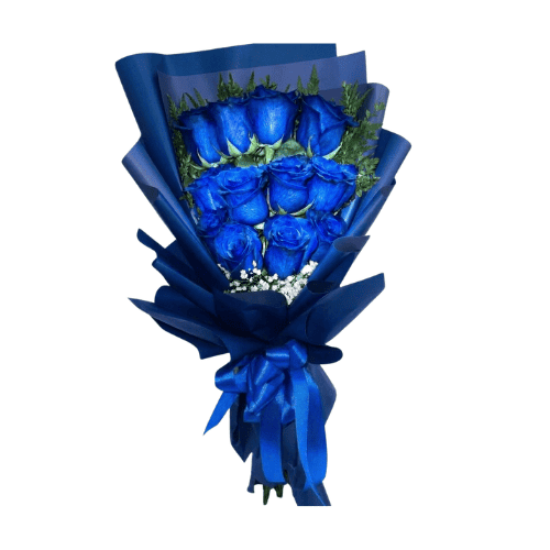 Ramo 12 Rosas Azules