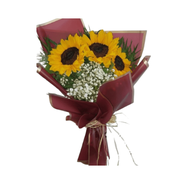 Ramo 3 Girasoles — Florería Frida Flores Rancagua