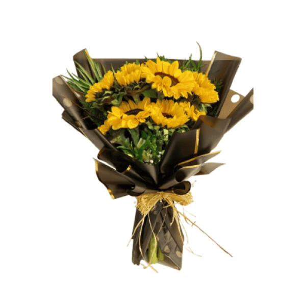 Ramo 8 Girasoles — Florería Frida Flores Rancagua