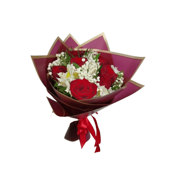 Ramo Redondo 6 Rosas — Florería Frida Flores Rancagua