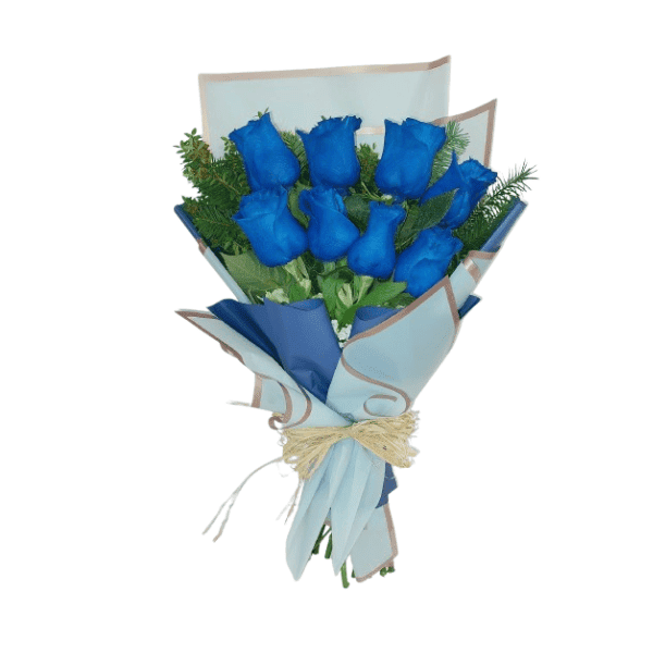 Ramo Rosas Azules — Florería Frida Flores Rancagua