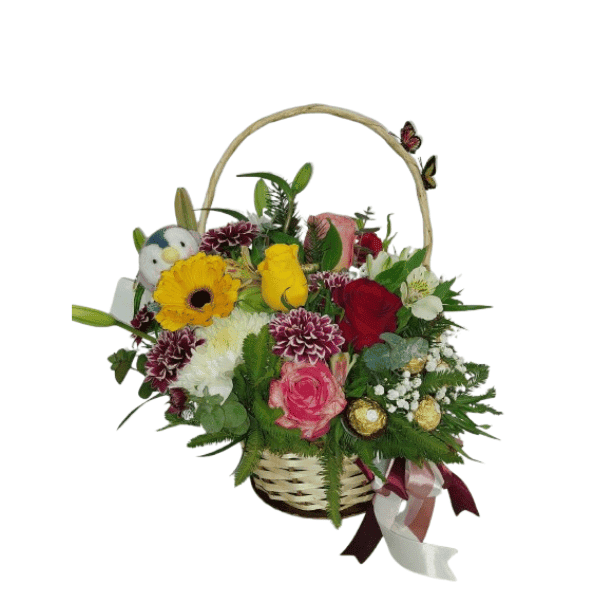 Canasto Mixto — Florería Frida Flores Rancagua