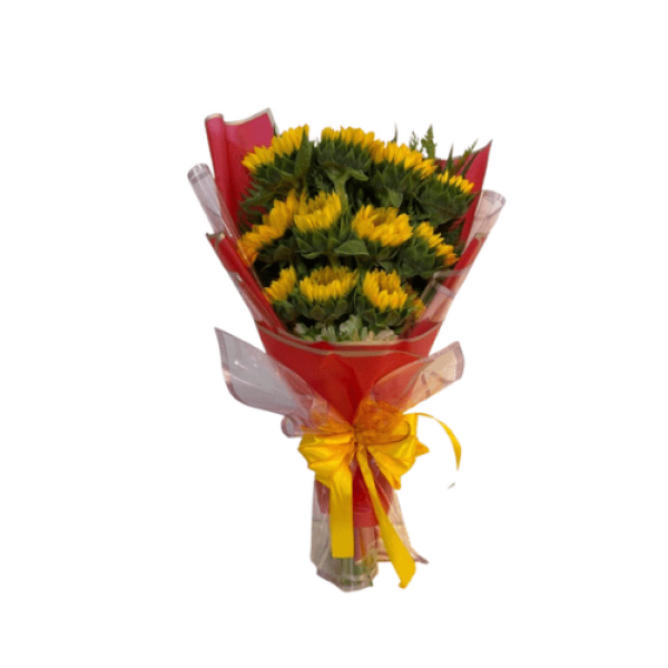 Ramo 12 Girasoles — Florería Frida Flores Rancagua