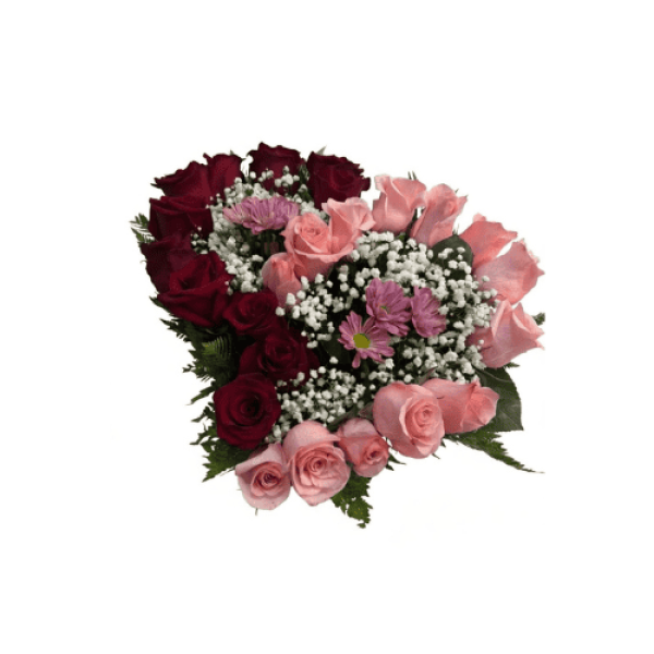 Arreglo Corazón de Rosas — Florería Frida Flores Rancagua