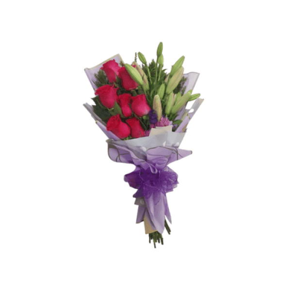 Ramo Rosas Y Liliums — Florería Frida Flores Rancagua