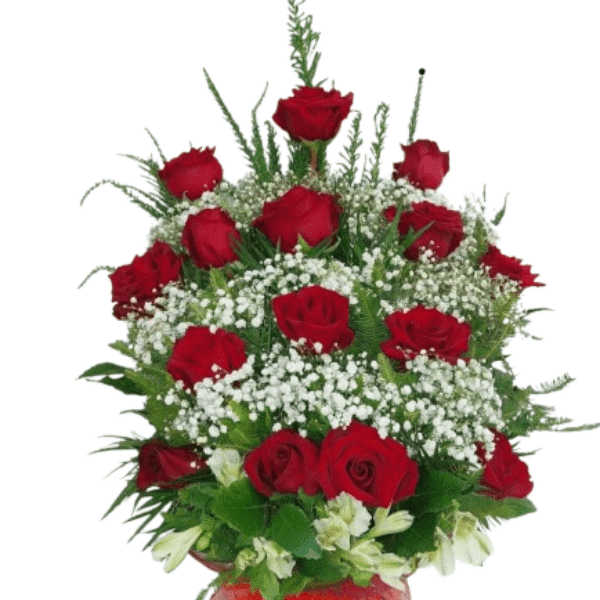 Arreglo 15 Rosas — Florería Frida Flores Rancagua