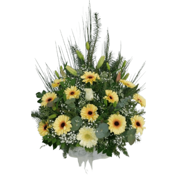 Arreglo Condolencias 20 Flores — Florería Frida Flores Rancagua